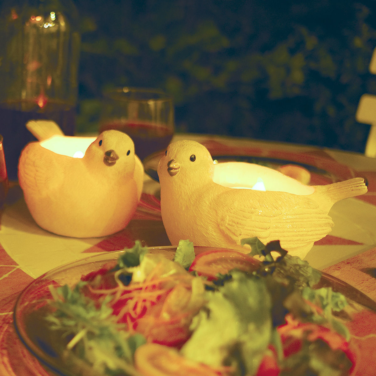 楽天市場】ガーデンライト リントゥ 鳥 ソーラーライト 置き型