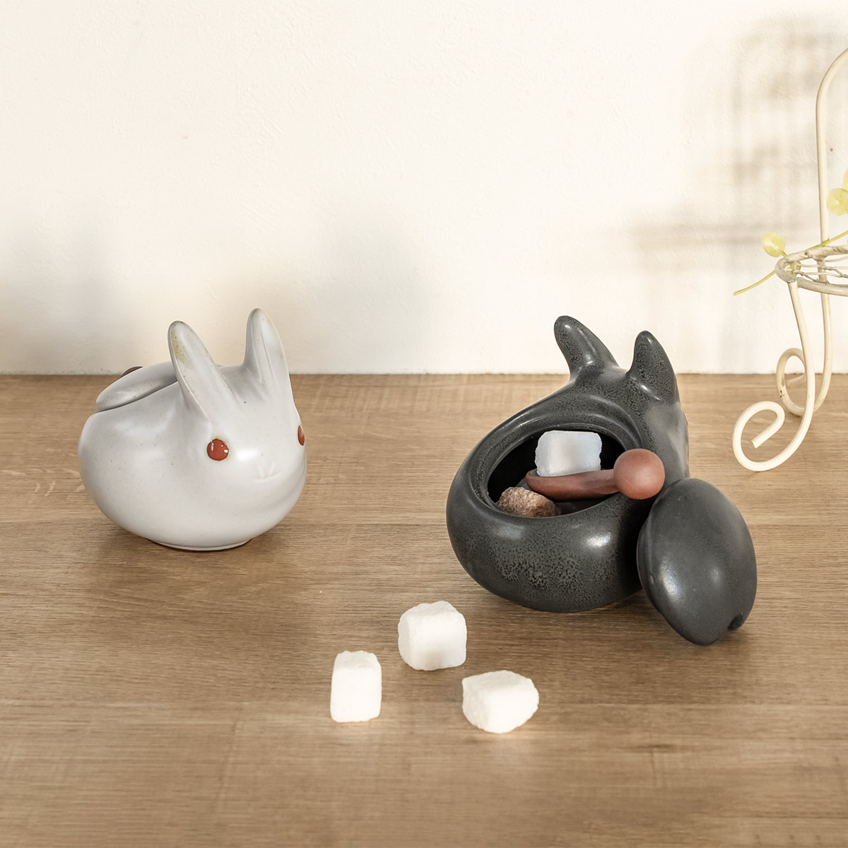 楽天市場】調味料入れ アイクラフトD うさぎポット （ 卓上 食洗機対応