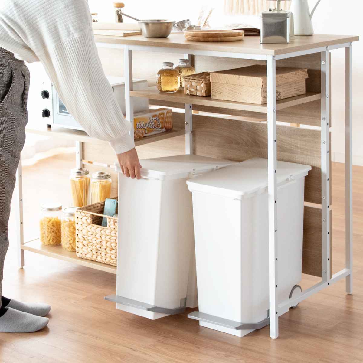 楽天市場】キッチンカウンター ハイタイプ ヴィンテージ調 カウンター