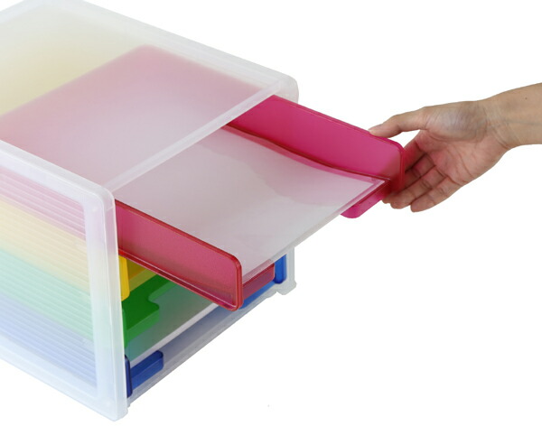 楽天市場】レターケース A4 4段 縦 ファイルトレー 引き出し