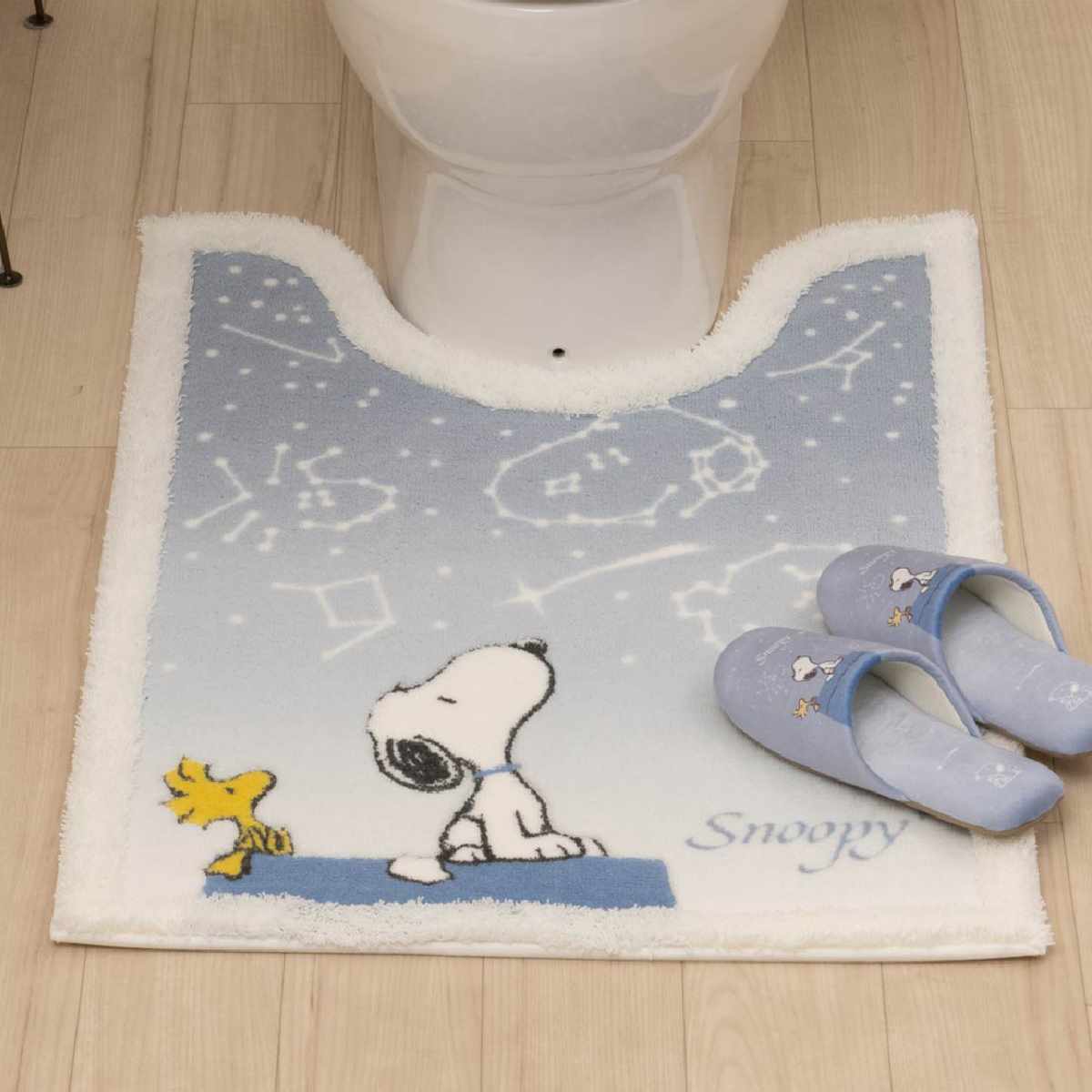 楽天市場】トイレマット スヌーピー 星空スヌーピー ロング 約80×60cm