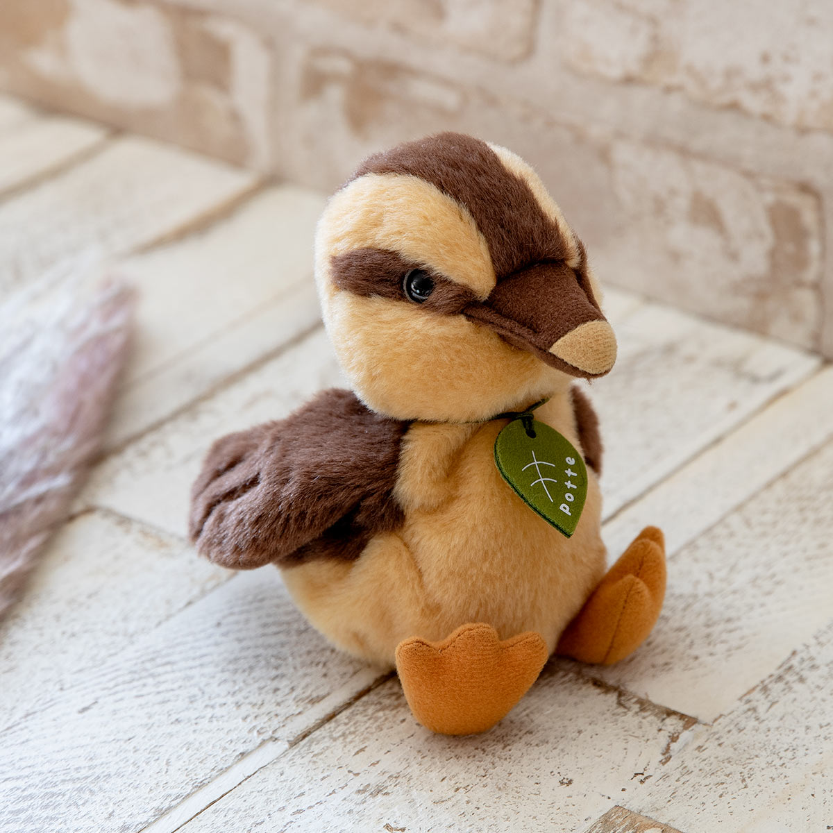 楽天市場】ぬいぐるみ potte カモのひな （ ヌイグルミ カモ ヒナ 小鳥