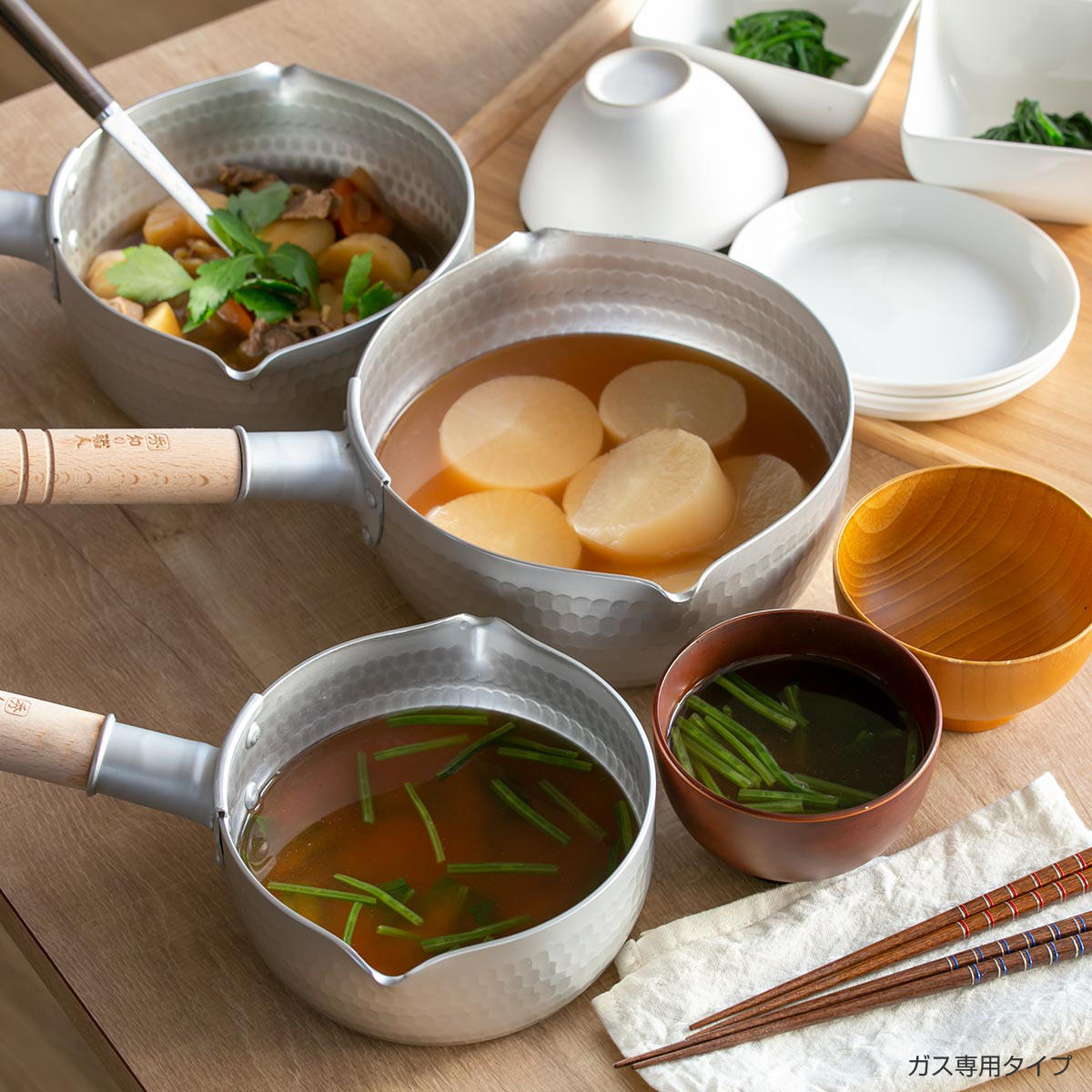 楽天市場】親子鍋 17cm ガス火専用 和の職人 （ 日本製 浅型 片手鍋