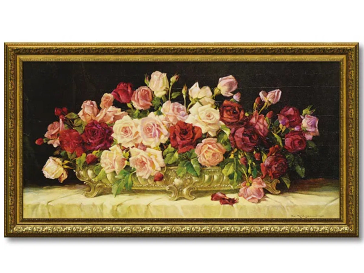 楽天市場】アートパネル クリューガー 『クラシック ローズ ボウル