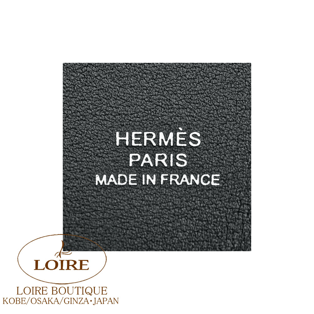 楽天市場】エルメス バスティア コインケース クロ ボックスカーフ