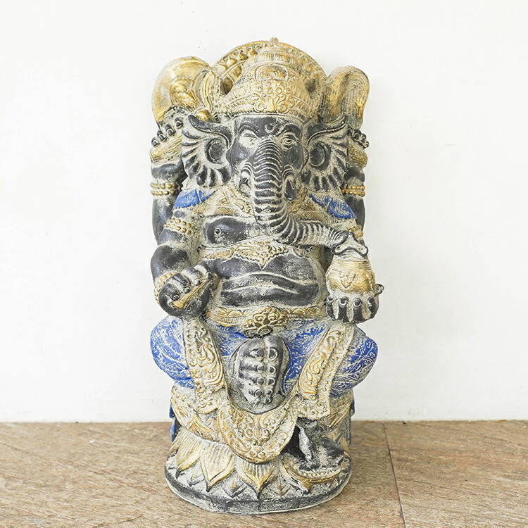 メディテーション ガネーシャ タイ涅槃仏 タイ 仏像 玄関 置物 大きい