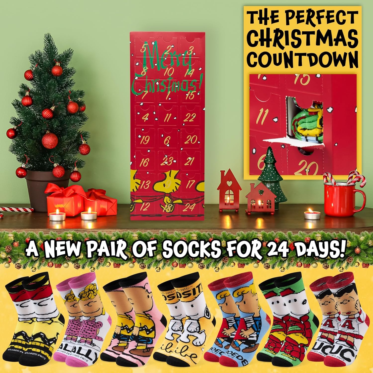 楽天市場】【ポイント2倍ワンダフルデー】スヌーピー 靴下 クリスマス