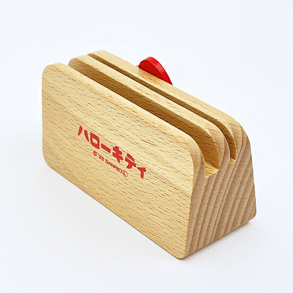 サンリオ ハローキティ ウッドメモスタンド レッド 文具 Sanrio