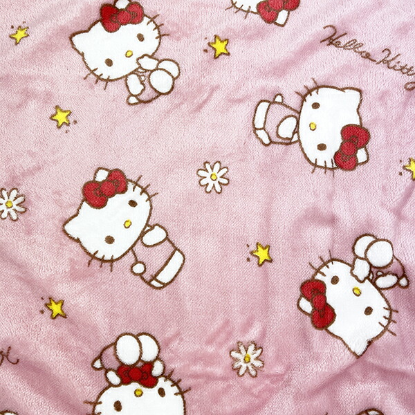 サンリオ ハローキティ あったかハーフケット フランネル ひざ掛け