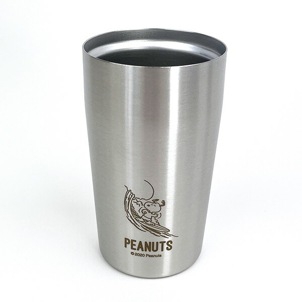 スヌーピー サーフィン 真空Wステンレスタンブラー(320ml) 食器 コップ
