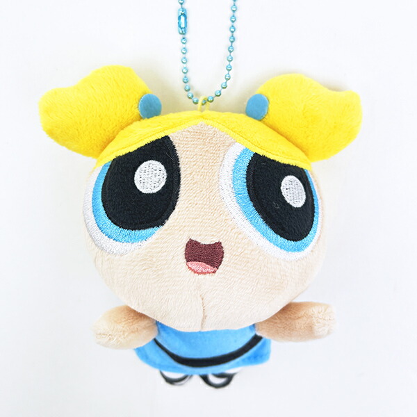 パワーパフガールズ 空飛ぶバブルス ぬいぐるみマスコット パワパフ