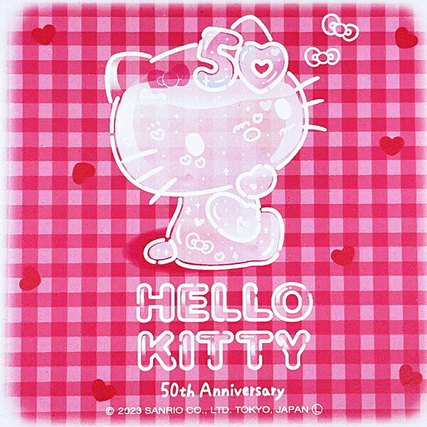サンリオ ハローキティ 50th 角型陶製吸水コースター Sanrio