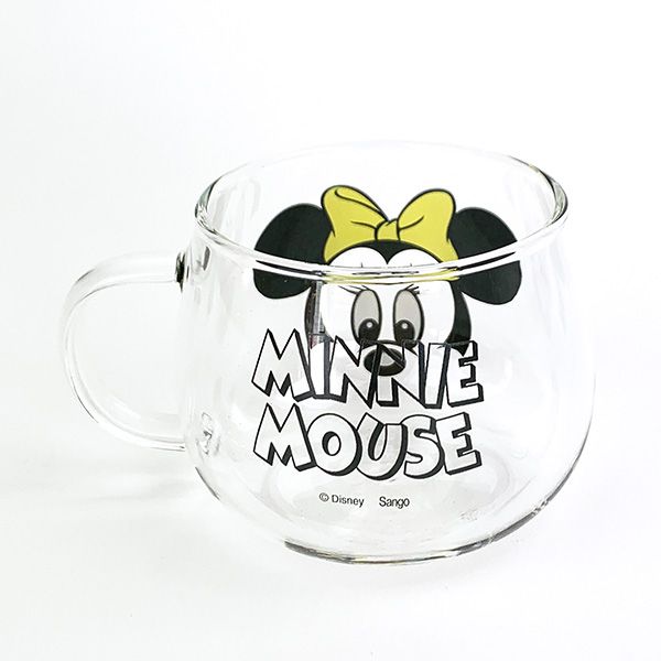ディズニー 耐熱ガラスマグ アイミニーマウス マグカップ ギフト