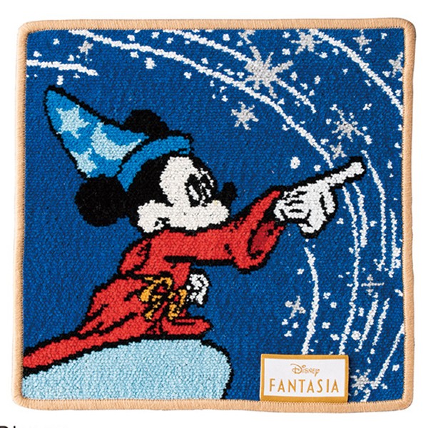 ディズニー ミッキー ファンタジア タオル ハンカチ シャイニング