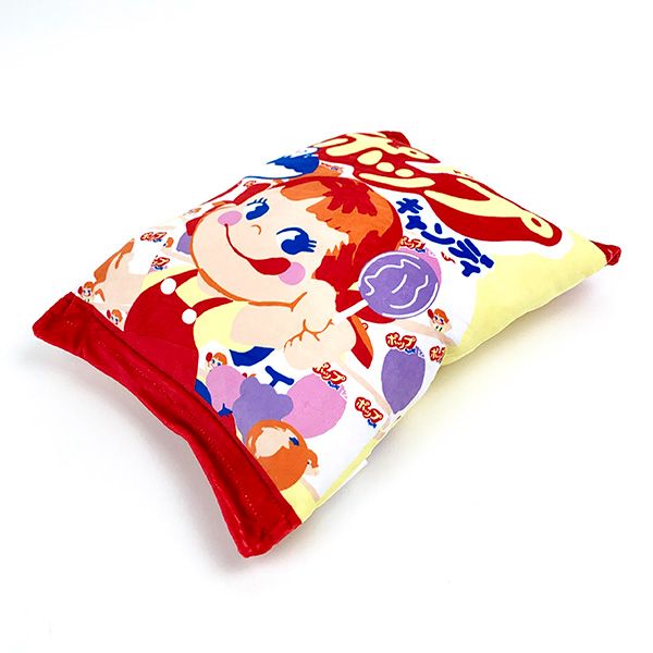 ペコちゃん クッション もちもちポップ インテリア ぺこ イエロー