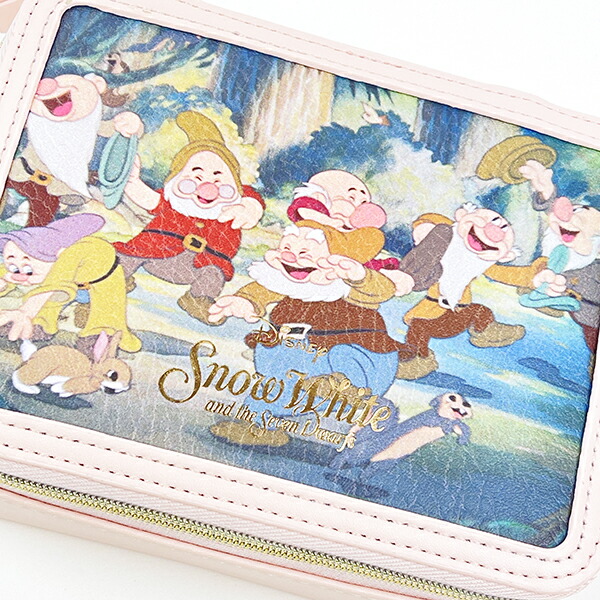 ディズニー プリンセス 白雪姫 スクエアポーチ ライトピンク Disney