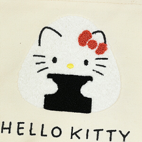 サンリオ ハローキティ 帆布サガラ刺繍ミニトートバッグ おにぎり