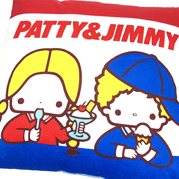 サンリオ パティ＆ジミー クッション トリコロール インテリア