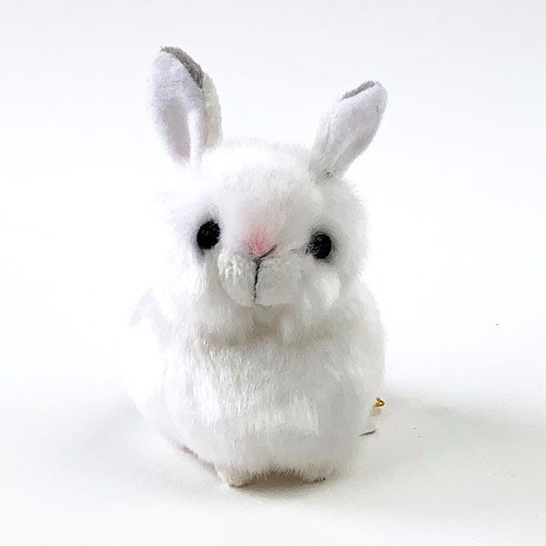 りくのなかまたち アニマル 動物 雪うさぎマスコット ぬいぐるみ 白
