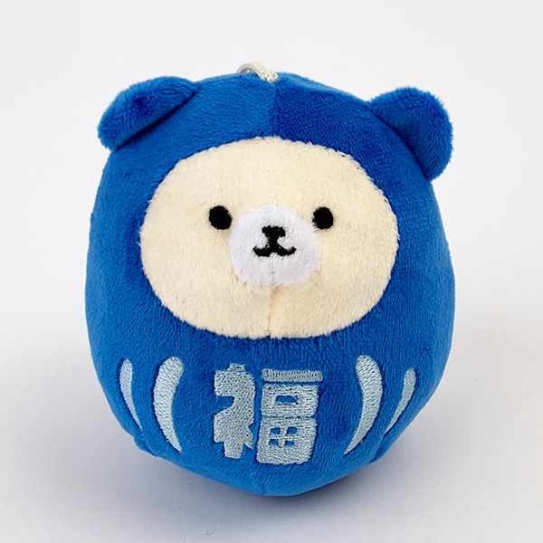 ぬいぐるみ だるまベア ブルー パーフェクトワールド オリジナル