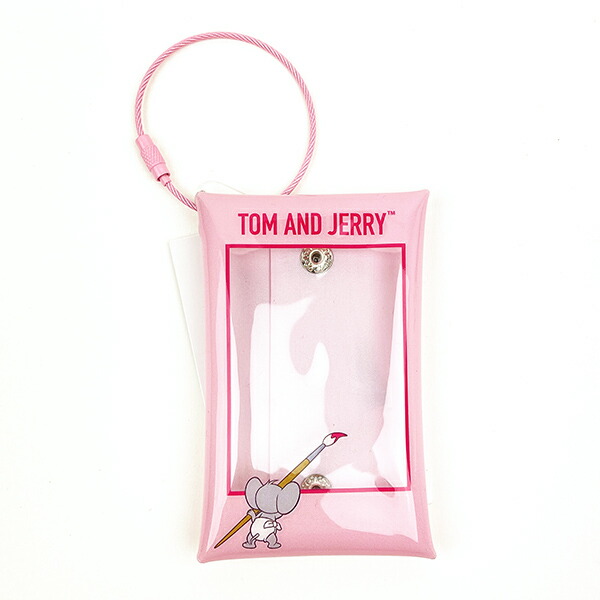 トムとジェリー チェキホルダー ピンク タフィー 推し活 キーホルダー