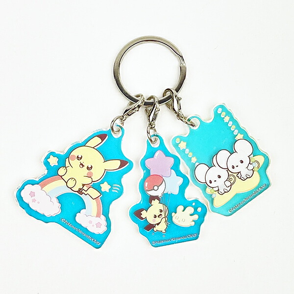 ポケットモンスター ポケモン オーロラアクリルキーホルダーセット