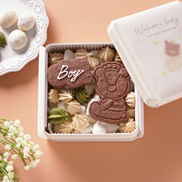 楽天市場】【PIARY限定】くまくんのジェンダーリビールクッキー缶