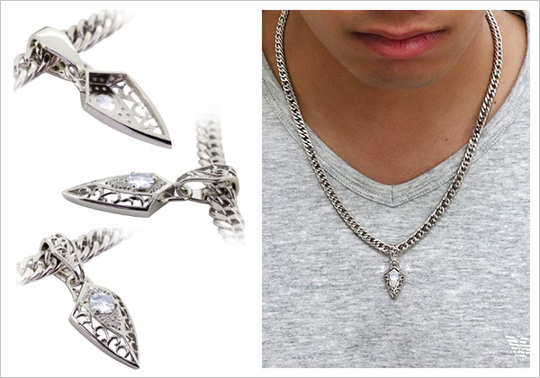 楽天市場】18金 ペンダントトップ メンズ 喜平用 k18 メンズネックレス