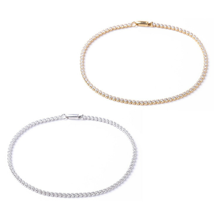 テニスブレスレット キュービックジルコニア H&C PLUSTER シルバー925