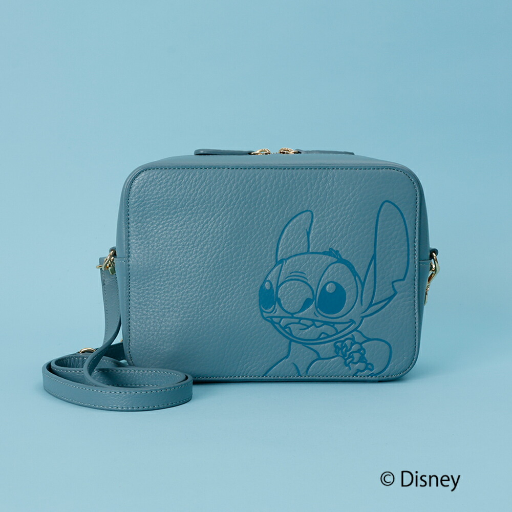 Disney リロ＆スティッチ デザイン レザー / 牛革 / 本革 / クロス