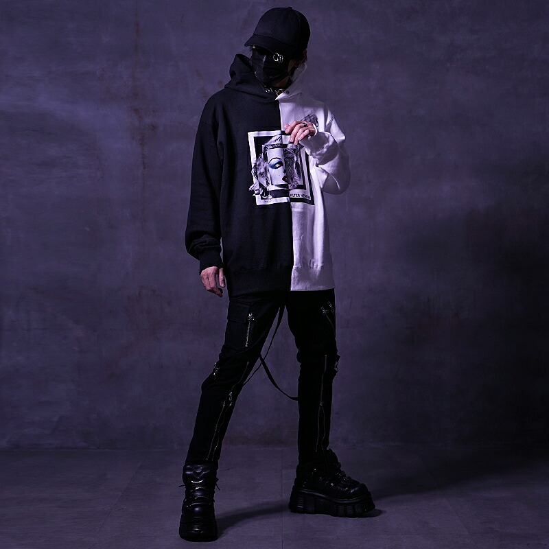 楽天市場】V系 パーカー プルオーバーパーカー 奇抜 個性的 派手