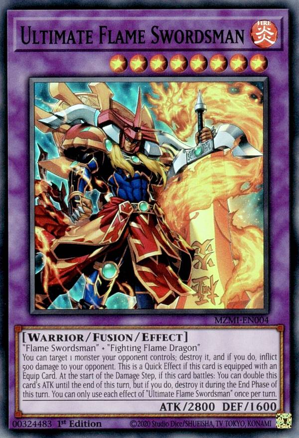 楽天市場】遊戯王 MZMI-EN001 Fighting Flame Swordsman (英語版 1st
