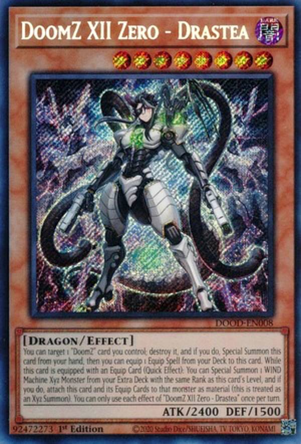 楽天市場】遊戯王 DOOD-EN045 終獄龍機XII−ドラストリウス DoomZ XII