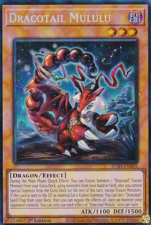 楽天市場】遊戯王 JUSH-EN001 星辰槍手ルキアス Dracotail Lukias