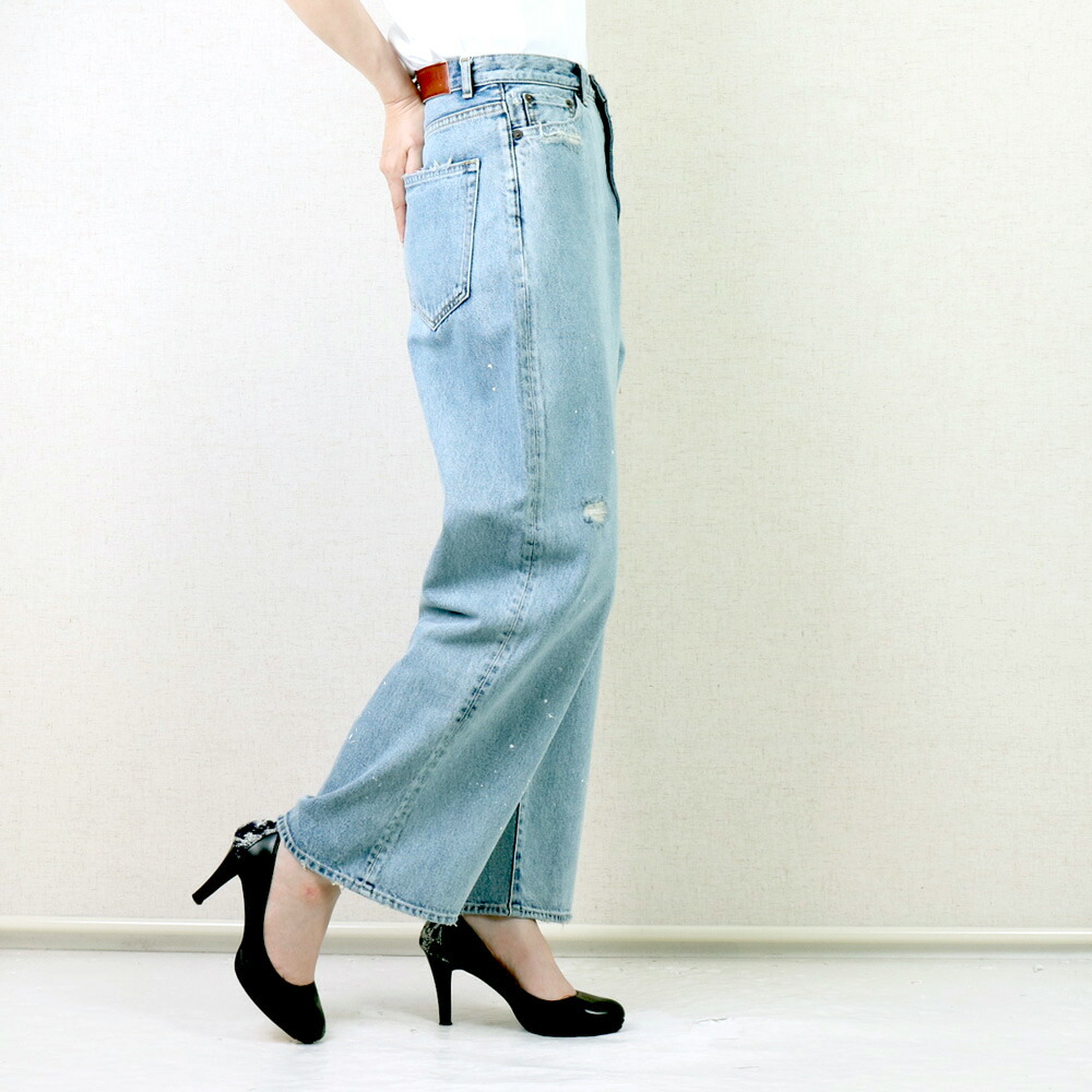 楽天市場】johnbull デニム ジョンブル デニムアンクルバギーパンツ