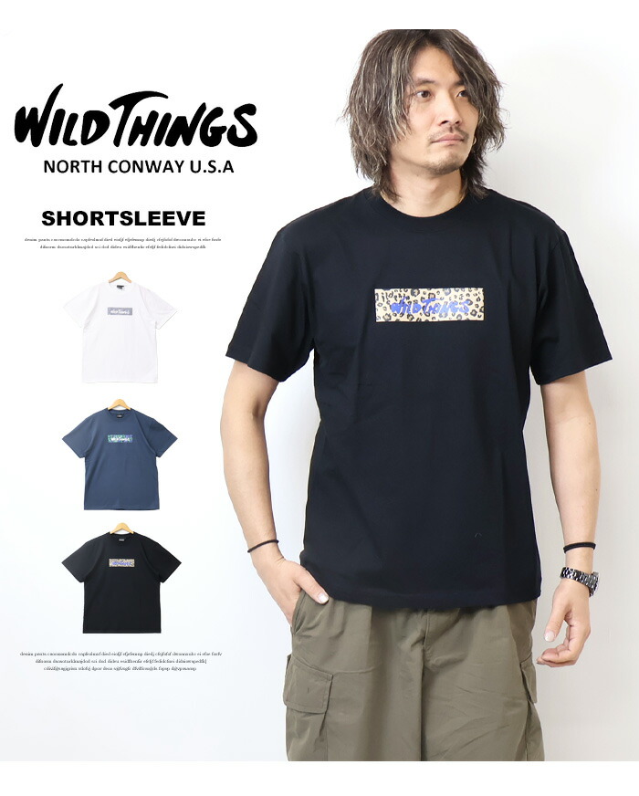楽天市場】WILD THINGS ワイルドシングス ボックスロゴ プリント 半袖