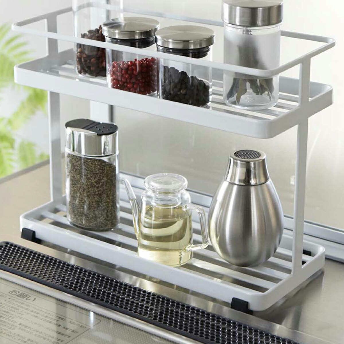 楽天市場】［ キッチンスタンド タワー ］山崎実業 tower 調味料ラック