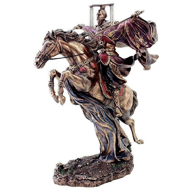 楽天市場】三国志 趙雲子龍 三国志演義 ブロンズ風彫像 花三国志 正子