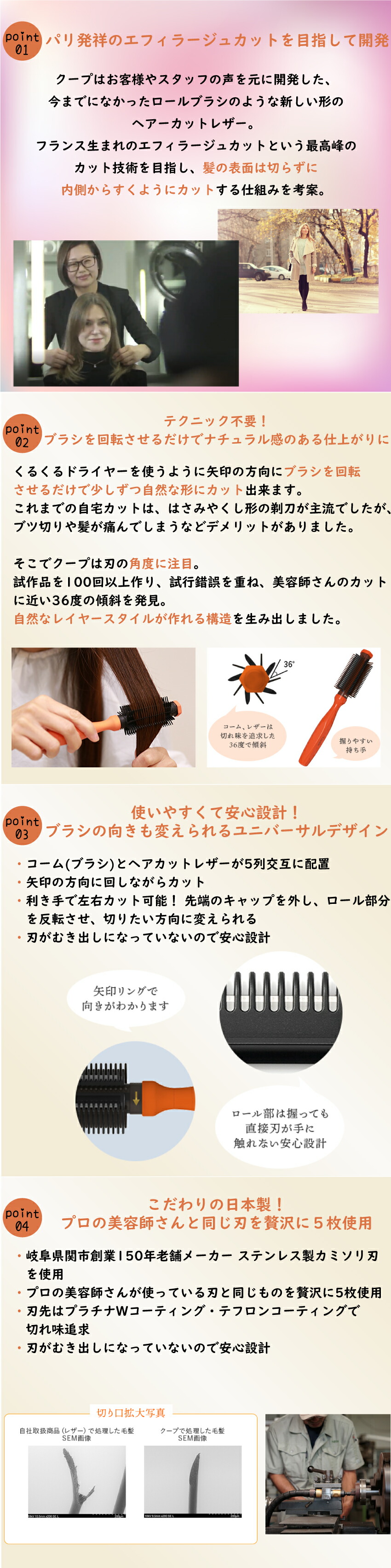 楽天市場】Coupe（クープ）専用 替刃 5枚入り おうちで簡単にヘア