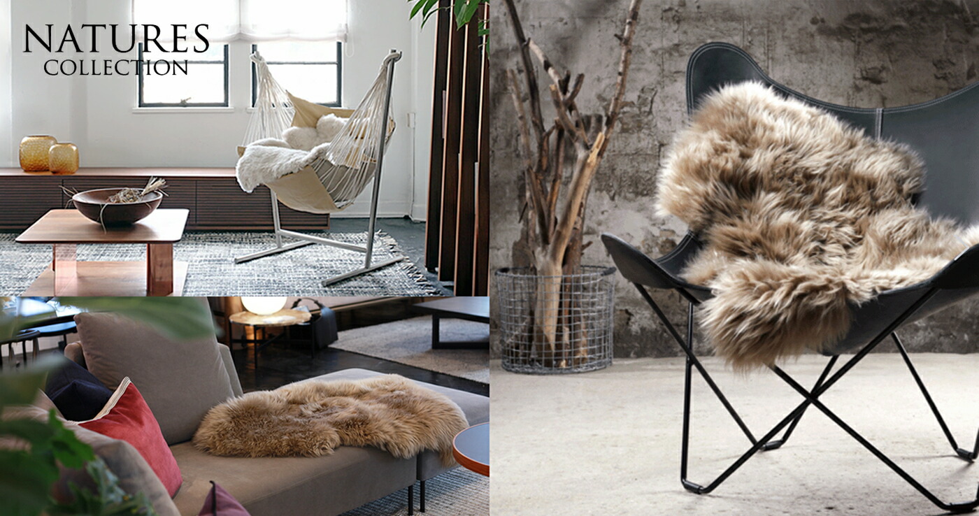 楽天市場】シープスキン（羊の毛皮）ライトブラウン［NATURES