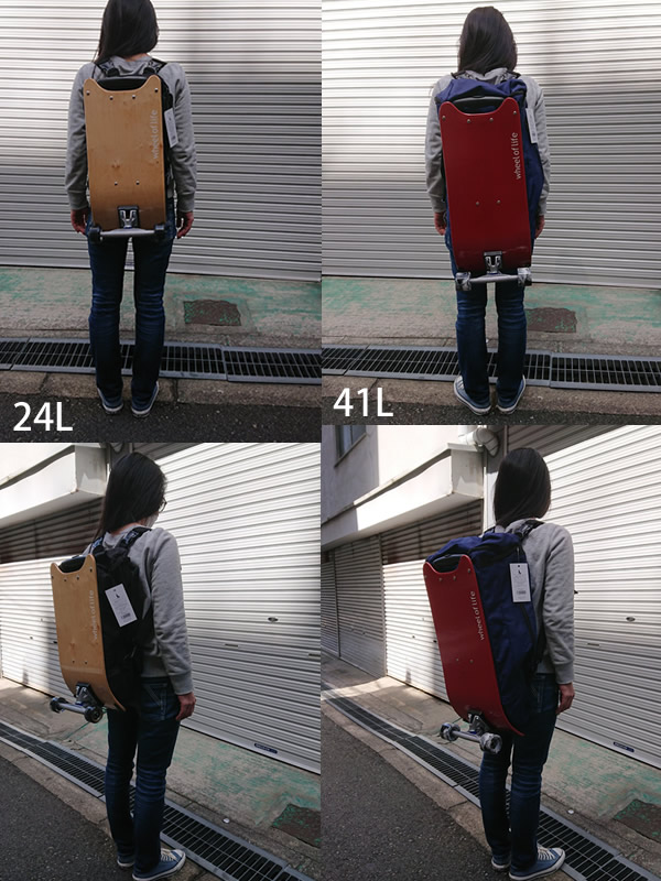 キャリーバッグ WHEEL of LIFE ウィールオブライフ 24L DECK CARRY S