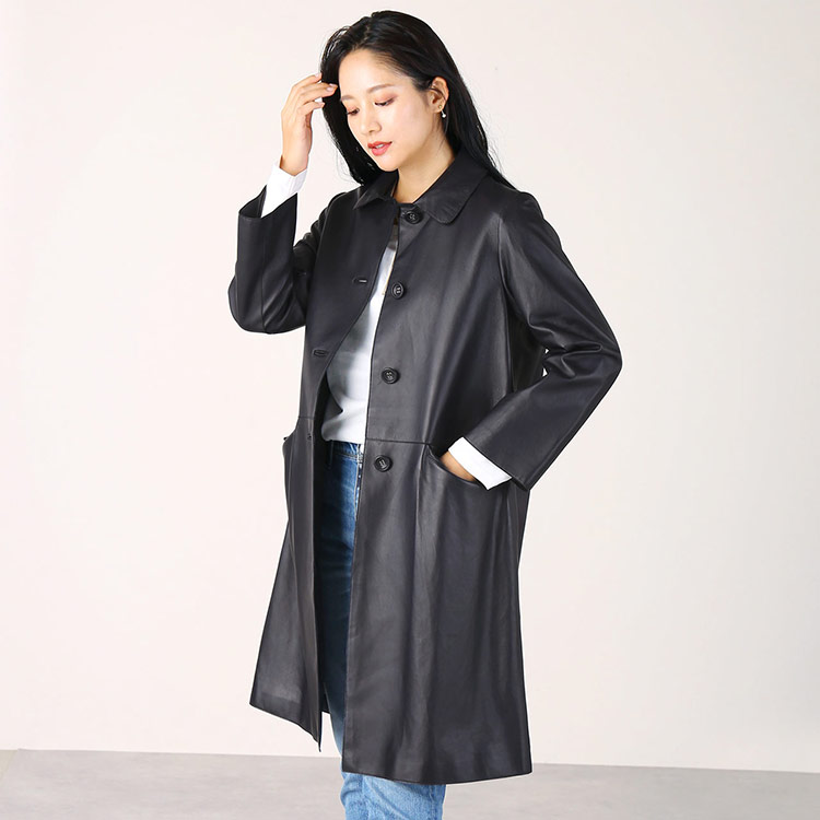 楽天市場】【期間限定価格】本革 レザーコート レディース ラム革 軽い