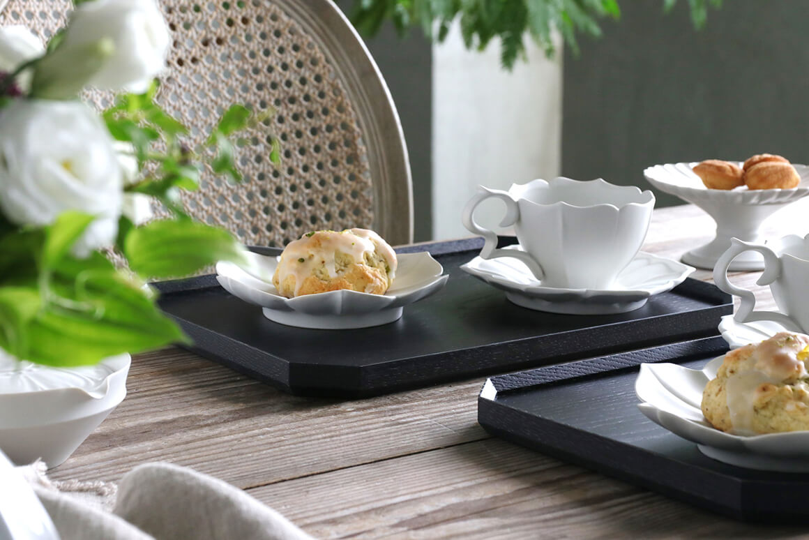 楽天市場】盆 四角 ブラック オリジナル 34x24cm TSUM // 黒 お盆 お