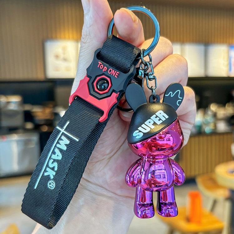 楽天市場】キーホルダー メタルベア 韓国雑貨 かわいい くま キー