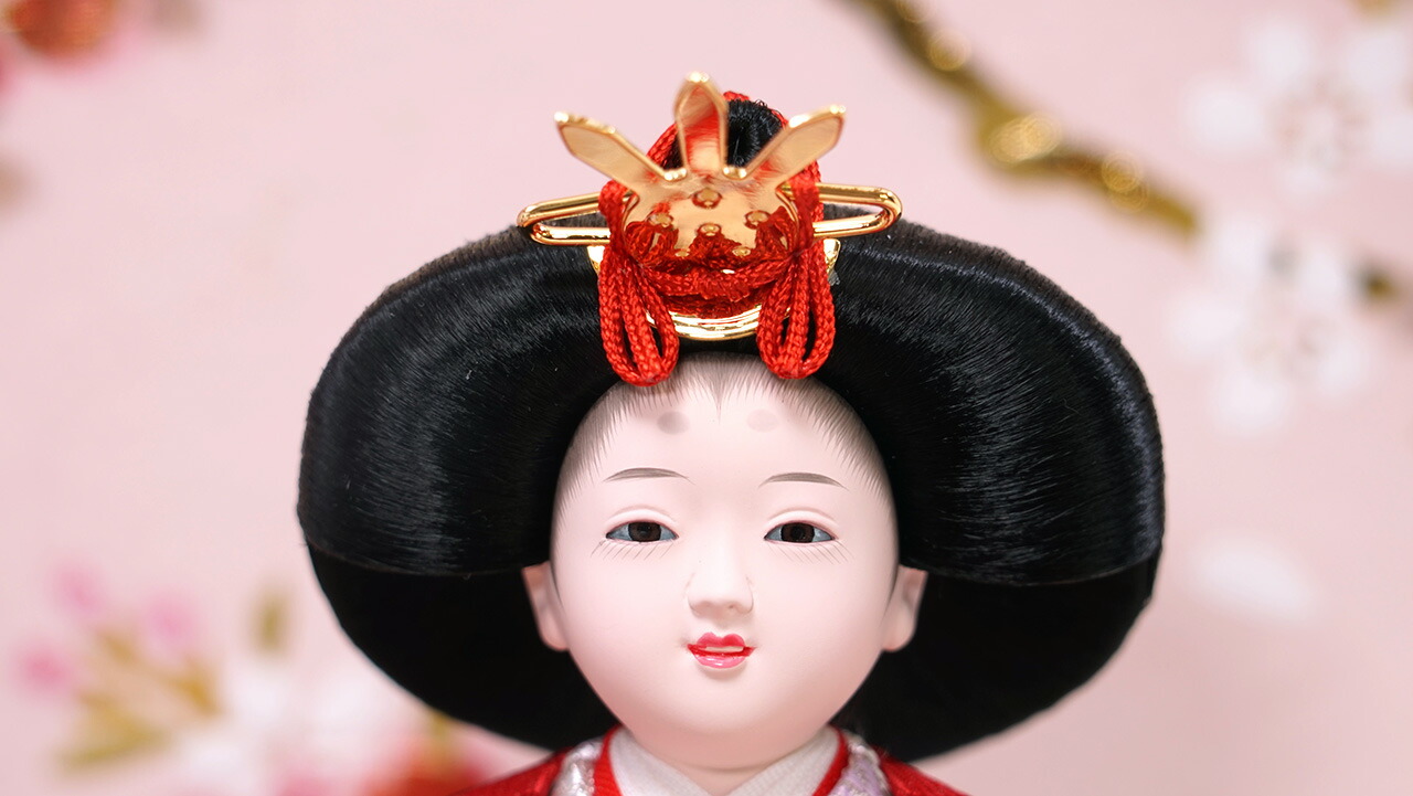 雛人形 アクリルケース飾り 【P84305】 | 職人手作りの【秀光人形工房