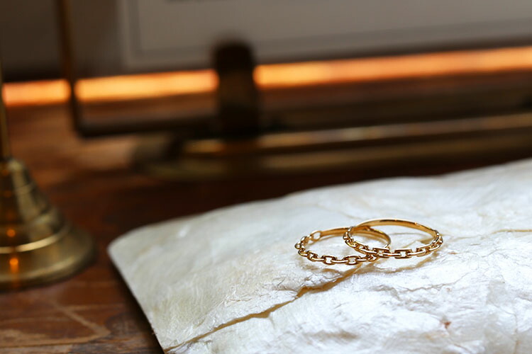 楽天市場】【Kette Ring / Oval】 K10/K18/Pt900 チェーン モチーフ 地