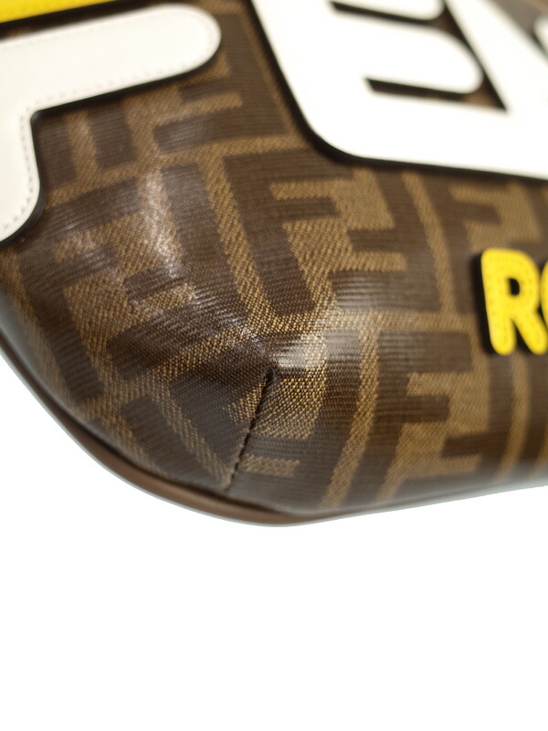 FENDI】フェンディ『ロゴ入り ズッカ柄ウエストポーチ』8BM006 メンズ