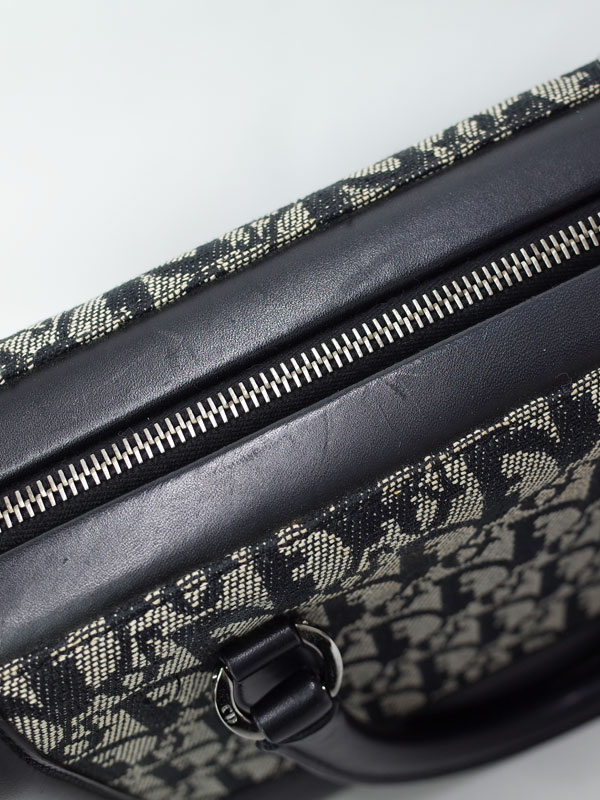 Christian Dior】クリスチャンディオール『トロッター柄 ハンドバッグ