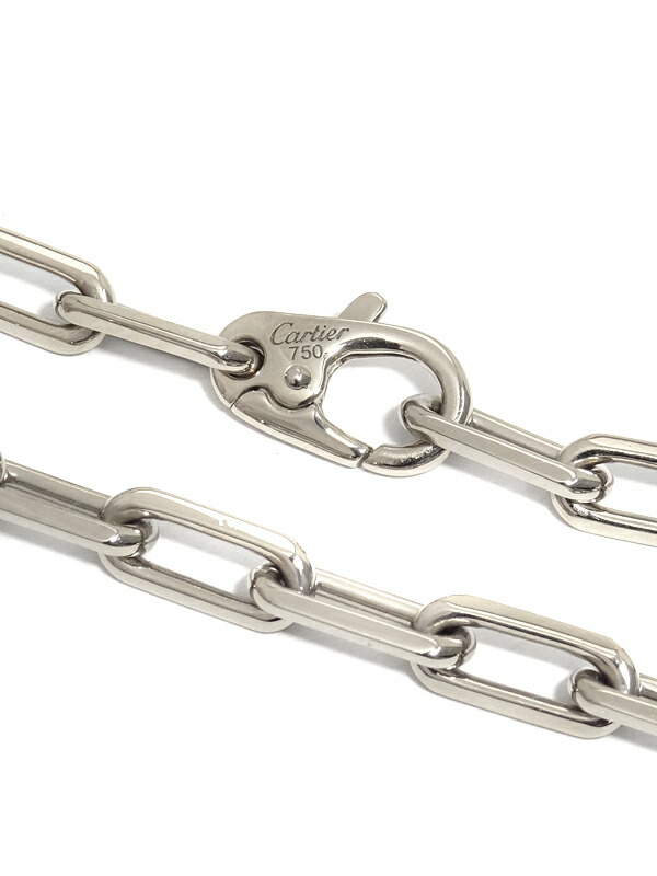 Cartier】カルティエ『K18WG サントス ドゥ カルティエ チェーン
