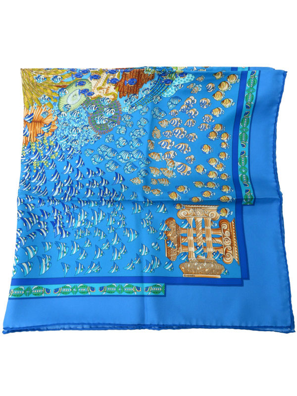 HERMES】【RENCONTRE OCEANE】エルメス『カレ90 大西洋の出会い